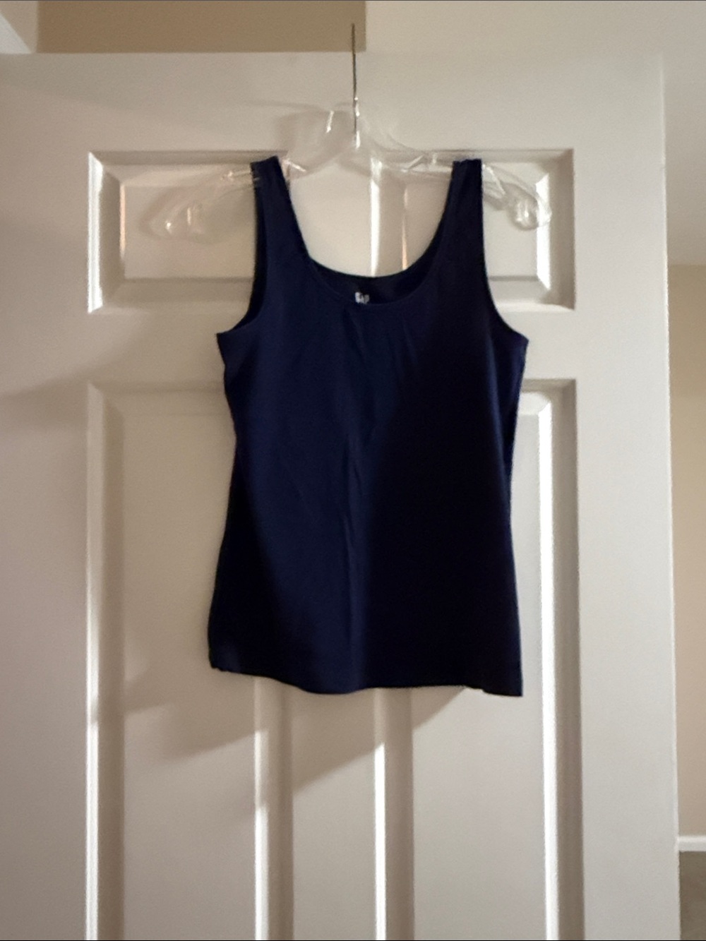 GAP Navy Scoop Neck Tank Top